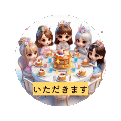 [LINEスタンプ] #パンケーキ *move