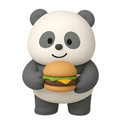[LINEスタンプ] かわいいぽっちゃりパンダ （NT）