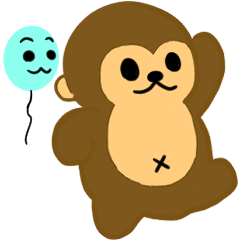 [LINEスタンプ] モンモンとちいさなふうせん：感情大爆発