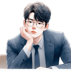 [LINEスタンプ] スーツを着たハンサムな男性（NT） v.3
