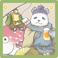 [LINEスタンプ] 【再販】パンダとコアリクイ/年末年始