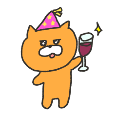 [LINEスタンプ] 【再販】オレンジキャッツのお正月物語
