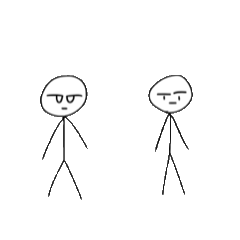 [LINEスタンプ] 自分の棒人間達！【動く】