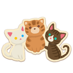 [LINEスタンプ] 猫といっしょに ：日常編