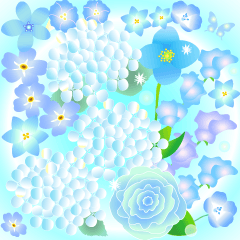 [LINEスタンプ] ランラン♪お花を贈ろうポップアップ