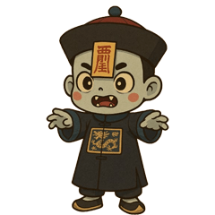 [LINEスタンプ] キョンシー、封印ゆるめで。