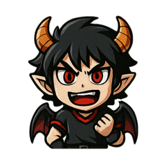 [LINEスタンプ] 悪魔くん，