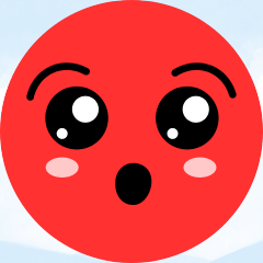 [LINEスタンプ] 熱狂的な小さな赤い男
