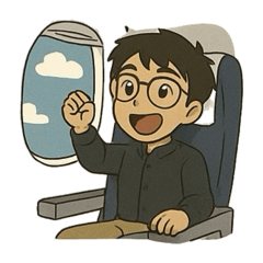 [LINEスタンプ] サム博士の世界旅行 - 修正版