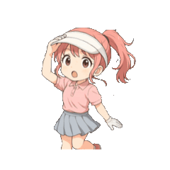 [LINEスタンプ] うごく！ゆるカワゴルフスタンプ！