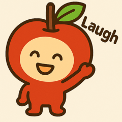 [LINEスタンプ] まるごとリンゴくんスタンプ