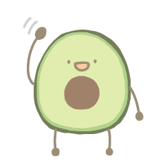[LINEスタンプ] アボカドさんたちの日常