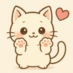 [LINEスタンプ] 白ねこちゃんのほっこりライフ