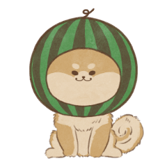 [LINEスタンプ] -スイカイーヌ-