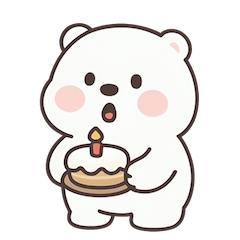 [LINEスタンプ] ぽっちゃりシロクマ （NT）
