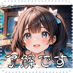 [LINEスタンプ] 水着女子 メッセージ スタンプ 10