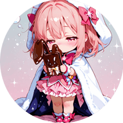 [LINEスタンプ] ちび魔女スタンプvol.6【甘党魔女ミント】