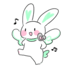 [LINEスタンプ] ウサギのランの日常スタンプ