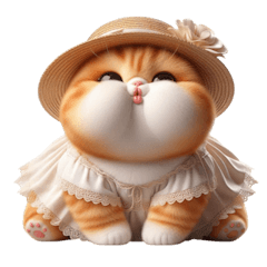 [LINEスタンプ] 旅行服を着た子猫（NT） v.3