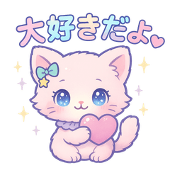 [LINEスタンプ] ゆめかわな猫ちゃん