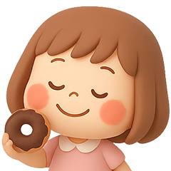 [LINEスタンプ] 【3D】ずっと使える感情編★ぶちゃこの日常