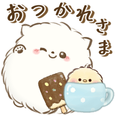[LINEスタンプ] もふふわポメラニアン♡感情を伝える