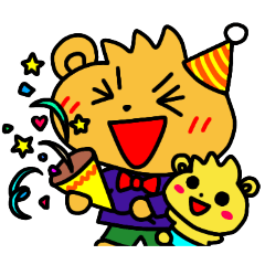 [LINEスタンプ] くまファク(ハイテンション編)