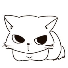 [LINEスタンプ] 穏やかな猫