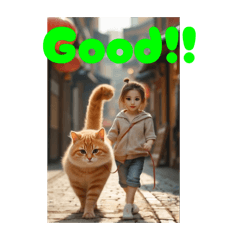 [LINEスタンプ] 猫とおさんぽ