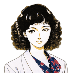 [LINEスタンプ] 昭和レトロOLスタンプ【レトロアニメ調】1
