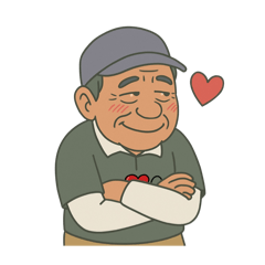 [LINEスタンプ] たまこのおっちゃん