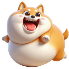 [LINEスタンプ] まんまる柴犬・おもしろ表情