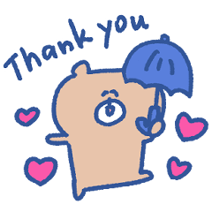 [LINEスタンプ] biepo 雨だよクマスン