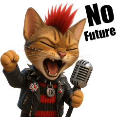 [LINEスタンプ] PUNKな猫たち vol.1