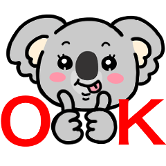[LINEスタンプ] コアラのラアコ。