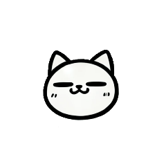 [LINEスタンプ] 超シンプル、毎日使える丁寧ことばネコ