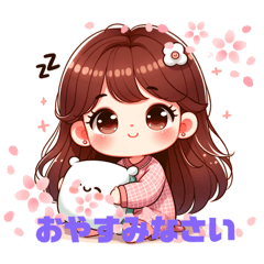 [LINEスタンプ] キュンシリーズ可愛い女の子