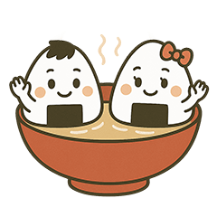 [LINEスタンプ] おにぎり夫婦のスタンプ