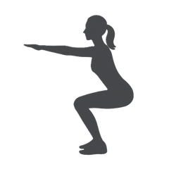 [LINEスタンプ] シルエットスタンプ vol.8 筋トレポーズ
