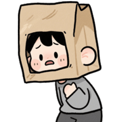 [LINEスタンプ] 向き合いたくない