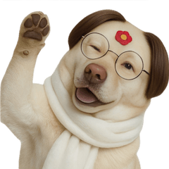 [LINEスタンプ] 面白いハゲ犬 （NT）