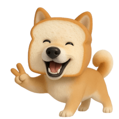 [LINEスタンプ] ブレッドフェイスド・ドッグ （NT）