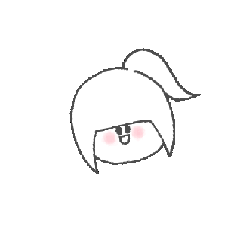 [LINEスタンプ] ゆるいもののもの(動く女の子ver.)