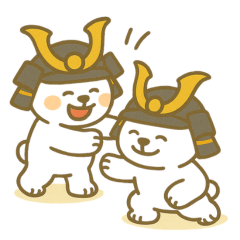 [LINEスタンプ] なりきり☆さむらいクマ