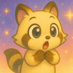 [LINEスタンプ] クリーニング店の看板アライグマ メルヘン3