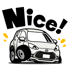 [LINEスタンプ] 大好き！優しいコンパクトエコカー