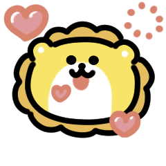 [LINEスタンプ] ハートフルなライオンの動くスタンプ