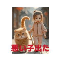 [LINEスタンプ] 猫とおさんぽPart2