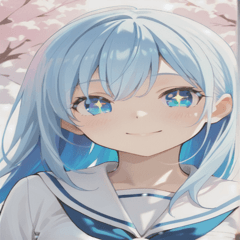 [LINEスタンプ] smiling, beautiful girlZERO