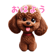 [LINEスタンプ] トイプードル可愛いなぁ